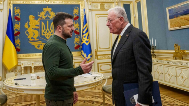 Ukrayna Devlet Başkanı Zelenskiy, Trump'ın özel temsilcisi Kellogg'u kabul etti