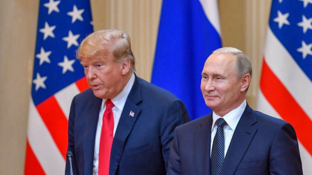 Дональд Трамп и Владимир Путин.