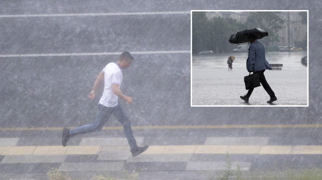 Ankara'nın kuzey ve doğusu için gök gürültülü sağanak uyarısı.