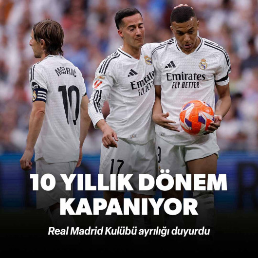 Real Madrid ayrılığı duyurdu