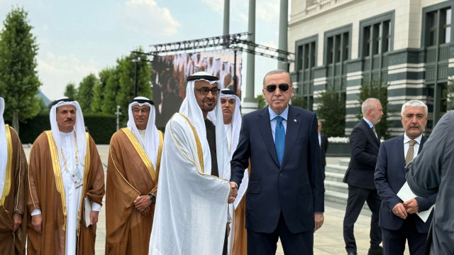 BAE Devlet Başkanı Al Nahyan bugün Türkiye'ye geldi.