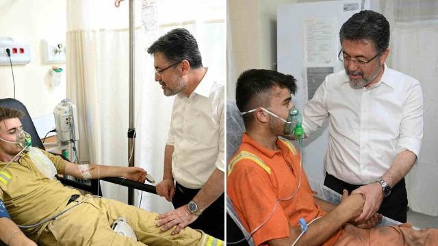 Bakan Yumaklı yangınla mücadelede görev alan tüm ekiplere teşekkür etti.