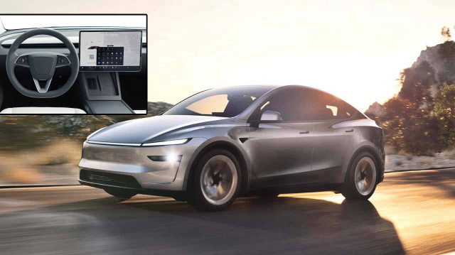 Tesla'nın yeni aracı Model Y.