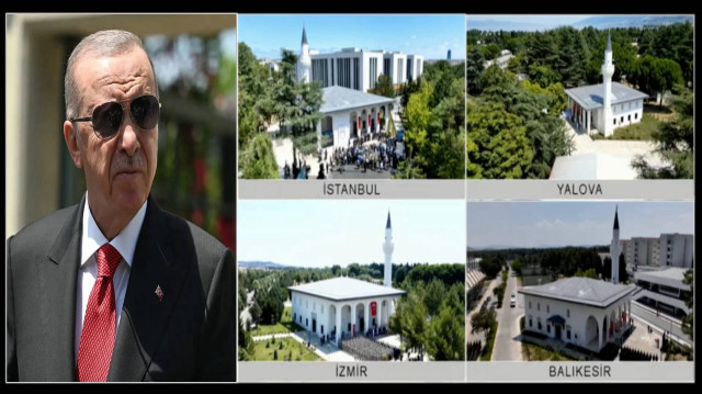 Cumhurbaşkanı Recep Tayyip Erdoğan, Milli Savunma Üniversitesi Camii açılış törenine katıldı.