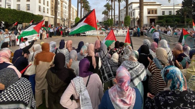 المغرب.. وقفة احتجاجية أمام البرلمان رفضا لتجويع الفلسطينيين بغزة