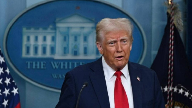 US President Donald Trump 
