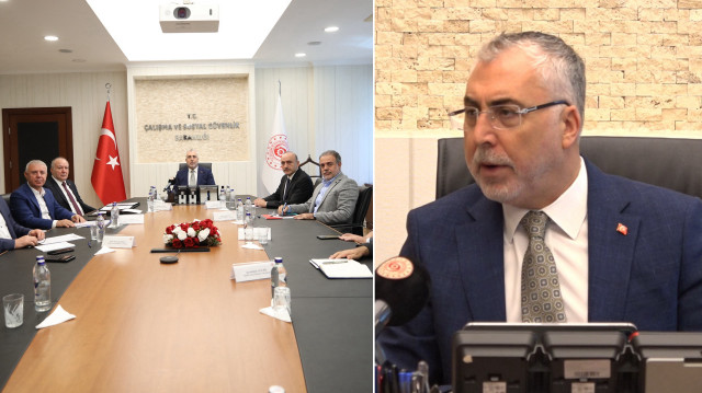 Bakan Işıkhan, Kamu Toplu İş Sözleşmeleri Çerçeve Protokolü kapsamında sendika temsilcileriyle buluştu.