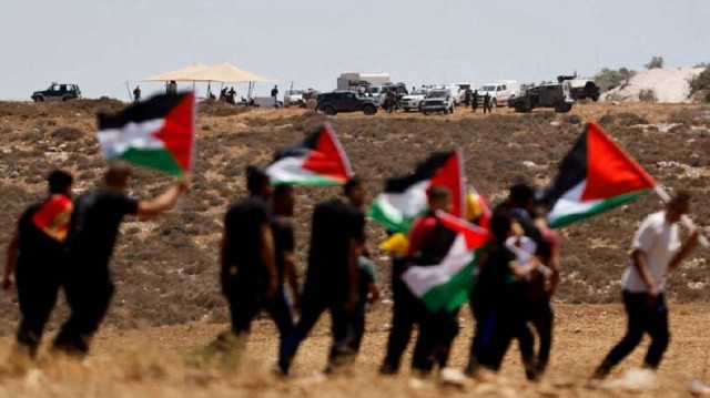 الاحتلال يصيب 13 فلسطينيا إثر فض مسيرة احتجاجية شمالي الضفة