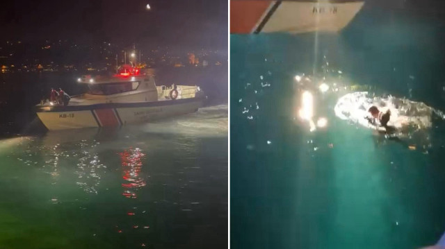 Sahil Güvenlik gemisine alınan Aksoy'un yapılan kontrollerde hayatını kaybettiği belirlendi.