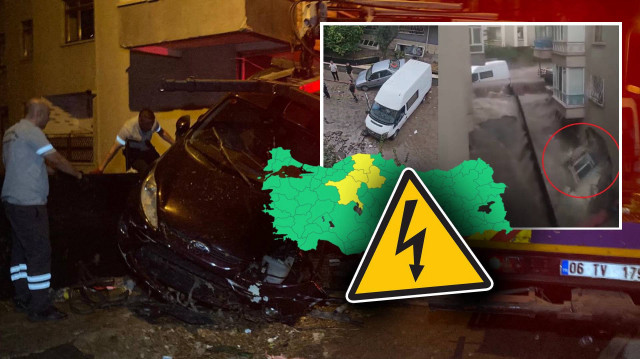 Ankara'da etkili olan sağanak yağış, Keçiören'de sele neden oldu. İlçede hasarın boyutu, suların çekilmesiyle ortaya çıktı.