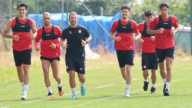 Trendyol 1. Lig ekiplerinden Sivasspor'un Bolu kampı devam ediyor.