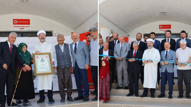 Adıyaman'da 52 cami ve 12 Kur'an kursu 4 gençlik merkezi, düzenlenen törenle ibadete ve hizmete açıldı.