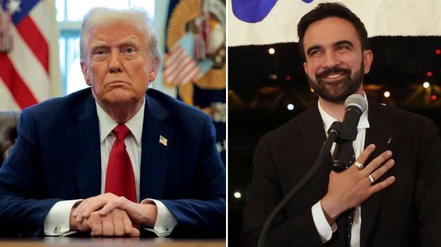 ABD Başkanı Donald Trump, Demokrat Parti’nin New York Belediye Başkanı adayı olan Temsilciler Meclisi üyesi Zohran Mamdani.