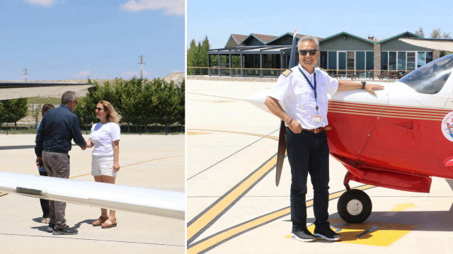 Tek motorlu uçakla dünya turuna çıkan pilot, kaza kırıma uğradı.