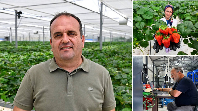 Girişimci ve çiftçi Sabri Bozkurt, geliştirdiği yapay zeka destekli akıllı sulama ve gübreleme sistemiyle tarımsal sulamada ve gübre kullanımında yüzde 60 tasarruf sağladığını belirtti.