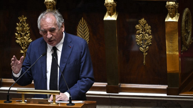 Le Premier ministre français François Bayrou s'exprime lors de l'examen d'une motion de censure contre lui et son gouvernement, déposée par le Parti socialiste français (PS), à l'Assemblée nationale française, la chambre basse du parlement français, à Paris, le 1er juillet 2025.