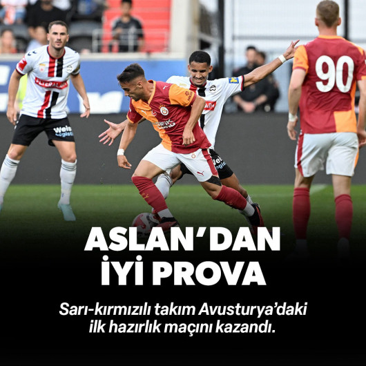 Galatasaray hazırlık maçında Admira Wacker'ı mağlup etti