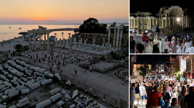 Antalya'ya yedi ayda 7 milyonu aşkın ziyaretçi!