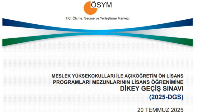 2025 DGS soruları ve cevap anahtarı'nın yüzde 10'u yayımlandı