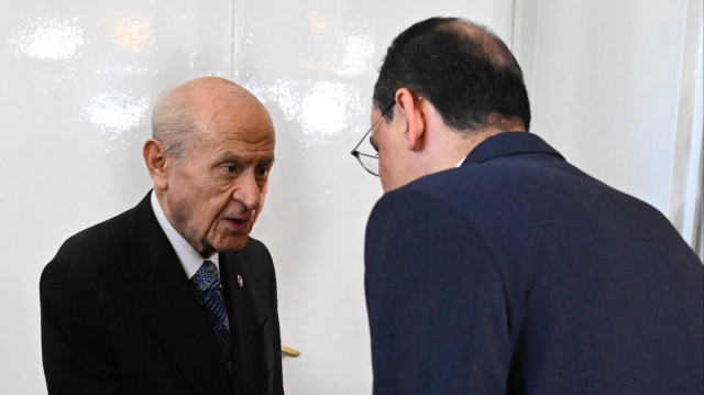 MİT Başkanı Kalın, MHP lideri Bahçeli ile görüştü.