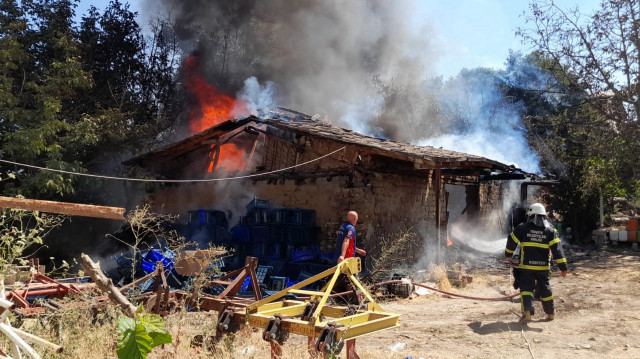 Yangınla ilgili inceleme başlatıldı.