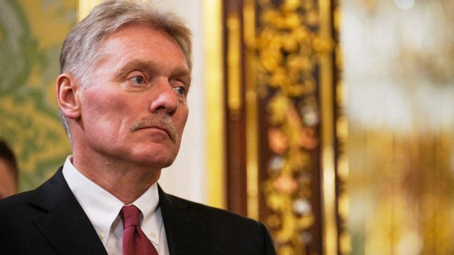 Le porte-parole du Kremlin, Dmitri Peskov, assiste à une réunion entre le président russe Vladimir Poutine et le président vénézuélien Nicolas Maduro au Kremlin, à Moscou, le 7 mai 2025.