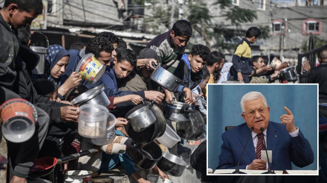 Filistin Devlet Başkanı Mahmud Abbas, uluslararası topluma "Gazze’de savaş dursun, açlık silah olarak kullanılmasın" çağrısında bulundu