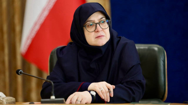 Oфициальный представитель правительства Ирана Фатеме Мохаджерани.