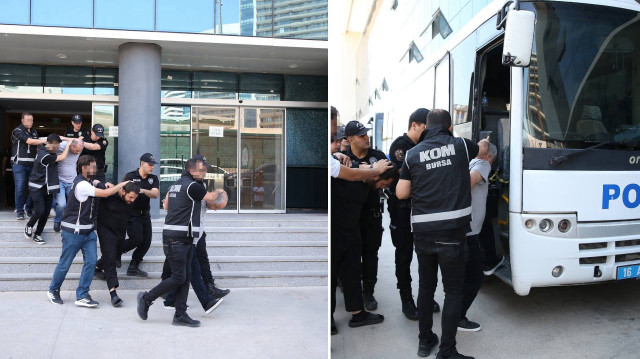 Elebaşının da aralarında bulunduğu 19 zanlı gözaltında.