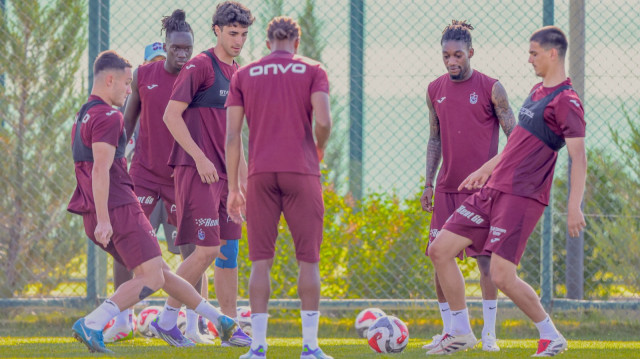 Trabzonspor günü çift antrenmanla tamamladı