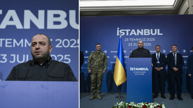 Ukrayna Ulusal Güvenlik ve Savunma Konseyi Sekreteri Rüstem Umerov, Türkiye’nin ev sahipliğinde Rusya-Ukrayna arasında yapılan barış müzakerelerinin ardından Çırağan Sarayı'nda açıklamalarda bulundu.
