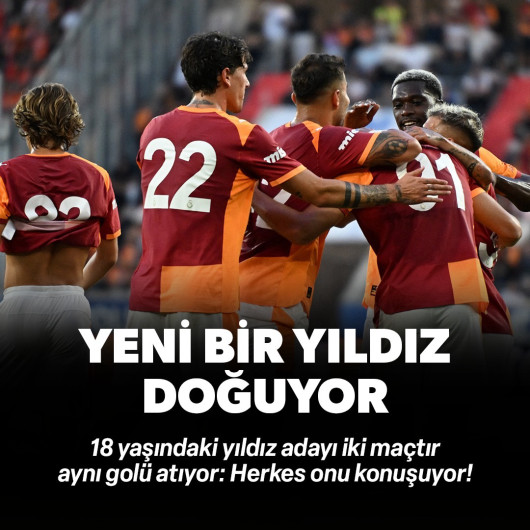 Galatasaray'ın hazırlık maçlarında parlayan bir yıldız! 