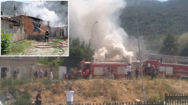 Konya'da evde çıkan yangında bir kişi hayatını kaybetti.