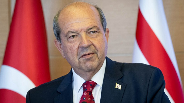 The president of Turkish Republic of Northern Cyprus (TRNC) Ersin Tatar