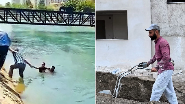Boğulma tehlikesi geçiren H.A., daha sonra arkadaşlarıyla birlikte bölgeden uzaklaştı.