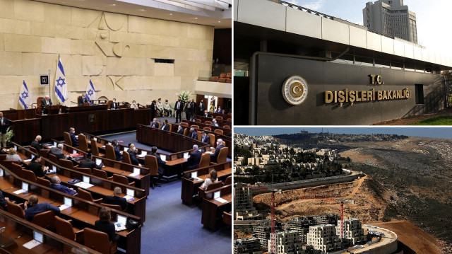Dışişlerinden yapılan açıklamada Batı Şeria'nın Filistin toprağı olduğu ve 1967'den bu yana İsrail'in işgali altında bulunduğu aktarıldı.