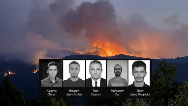 Türkiye, Eskişehir'de orman yangınına müdahale ederken şehit olan 10 kahramına ağlıyor.