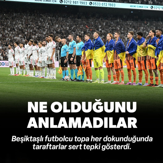 Beşiktaşlı futbolcu ne olduğunu anlamadı: Topa her dokunduğunda taraftarlar sert tepki gösterdi