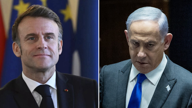 Netanyahu, Filistin'i tanıma kararı alan Macron'u kınadı.