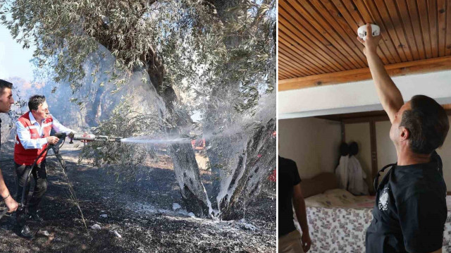 Muğla itfaiyesinden yangın uyarısı yapıldı.