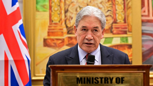 Le vice-Premier ministre et ministre des Affaires étrangères de Nouvelle-Zélande, Winston Peters, à Colombo, le 26 mai 2025.
