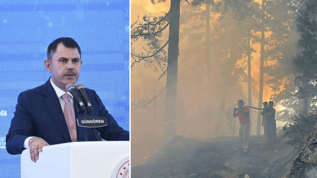 Çevre, Şehircilik ve İklim Değişikliği Bakanı Murat Kurum sosyal medya hesabından orman yangınlarına ilişkin açıklama yaptı.