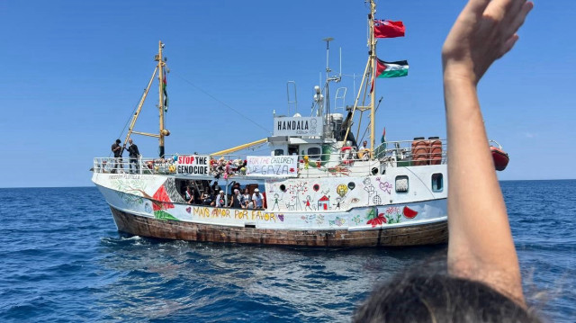 Le navire humanitaire de la Flottille de la Liberté Handala.