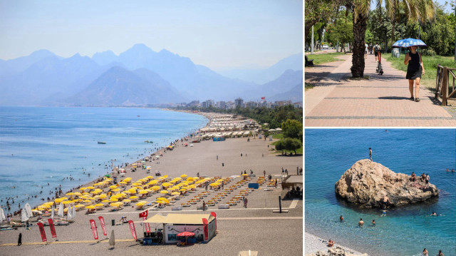Antalya'da 95 yılın temmuz sıcaklık rekoru kırıldı.