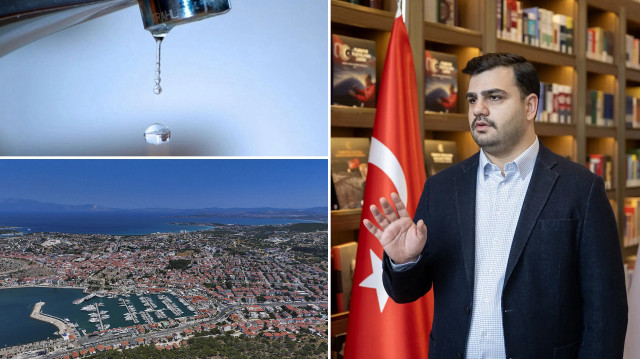 İnan, Çeşme'nin içme suyu sorununu çözmek için çalışan tek kurumun Devlet Su İşleri olduğunu vurguladı.