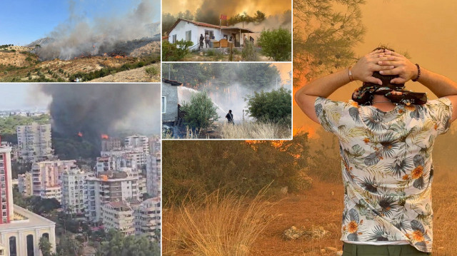 Antalya'da orman yangını