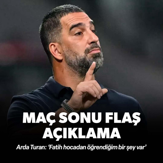 Arda Turan’dan galibiyet sonrası flaş açıklama: ‘Fatih hocadan öğrendiğim bir şey var’
