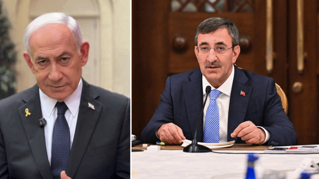 Cumhurbaşkanı Yardımcısı Yılmaz 'Netanyahu yönetimine baskının artırılması' çağrısında bulundu.