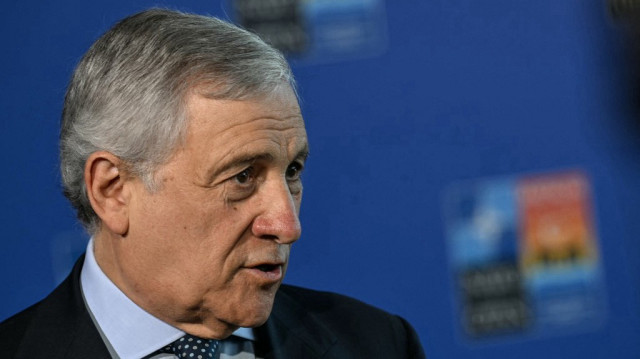 Le ministre italien des Affaires étrangères, Antonio Tajani, à Antalya, le 15 mai 2025.