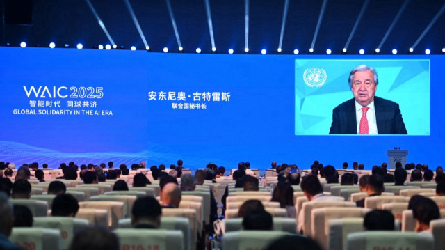 Le Secrétaire général de l'ONU, Antonio Guterres, le 26 juillet 2025.